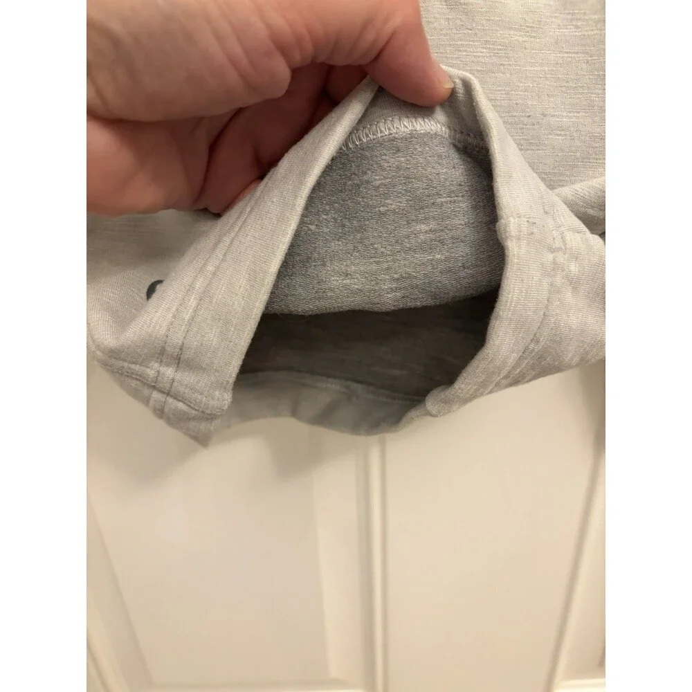 Lululemon City Sweat Short French Terry Jersey Heathered Ultra Light Grey Small